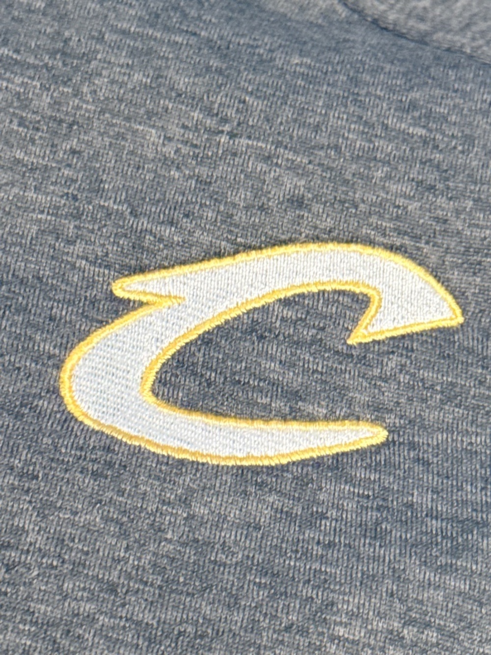 Under Armour NBA Cleveland Cavaliers Gray 1/4 Zip Pullover Size Large